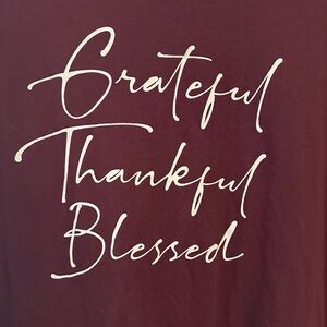 Torrid tshirt size 3 Grateful Thankful Blessed